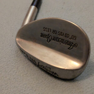 American Open Hi-Lob Wedge 60° loft Steel Shaft Regular Flex RH Used Golf Club