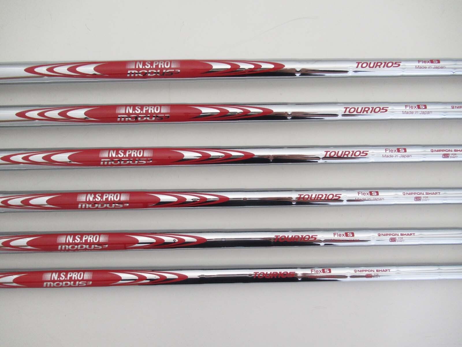 Used PING i230 MODUS3 TOUR105 iron set(#5~PW) Flex S Blue - Image 4