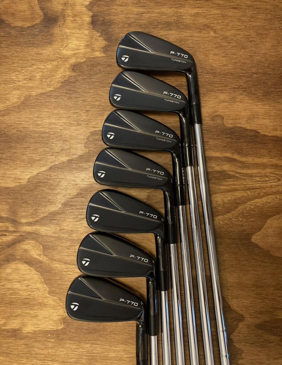 TaylorMade P770 Phantom Black Iron Set – 4-PW (Dynamic Gold S300 shaft, Mint Condition)