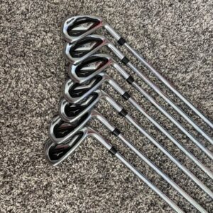 Mizuno Jpx 825 Pro irons kbs tour fst shafts with golf pride tour wraps.