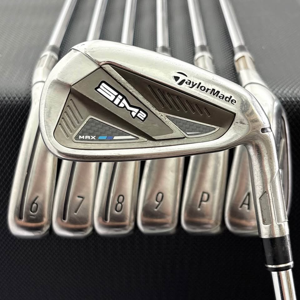 Pre-owned Taylormade Sim2 Max iron set 5 - AW